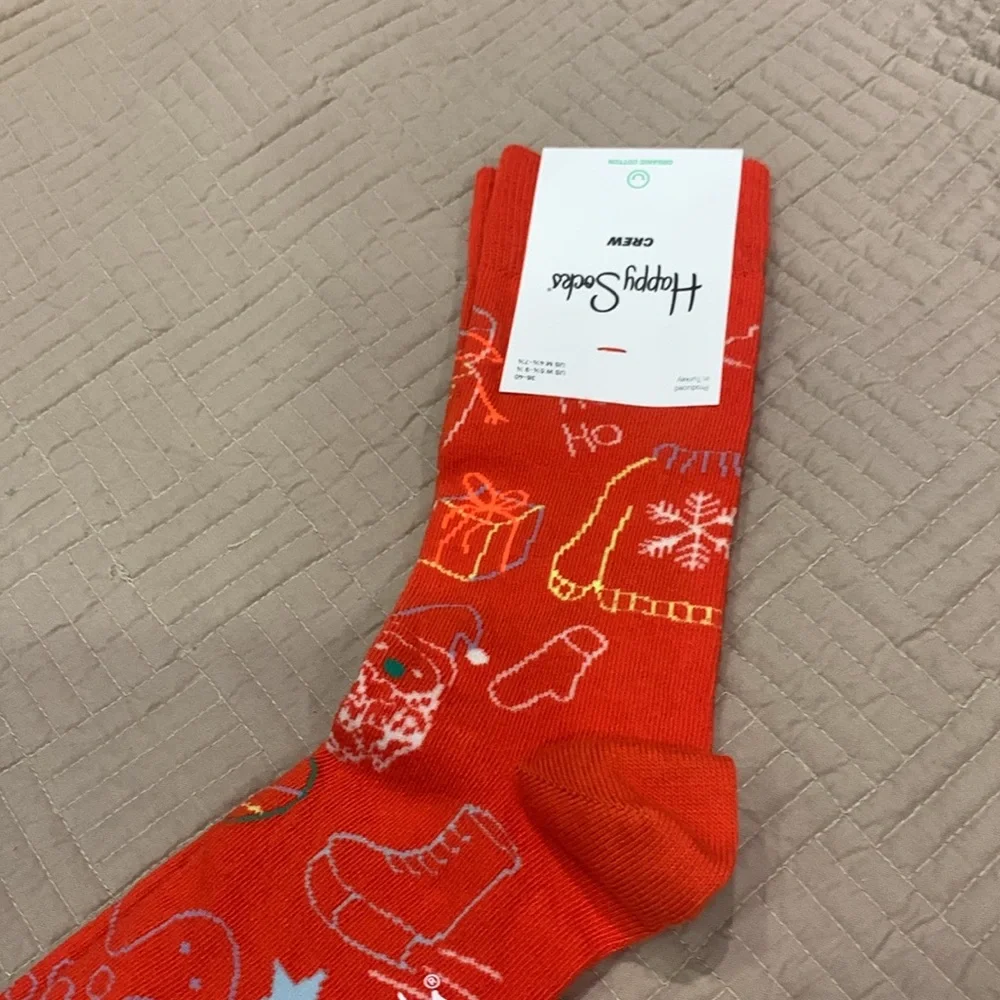 NWT Happy Socks Happy Holiday Design